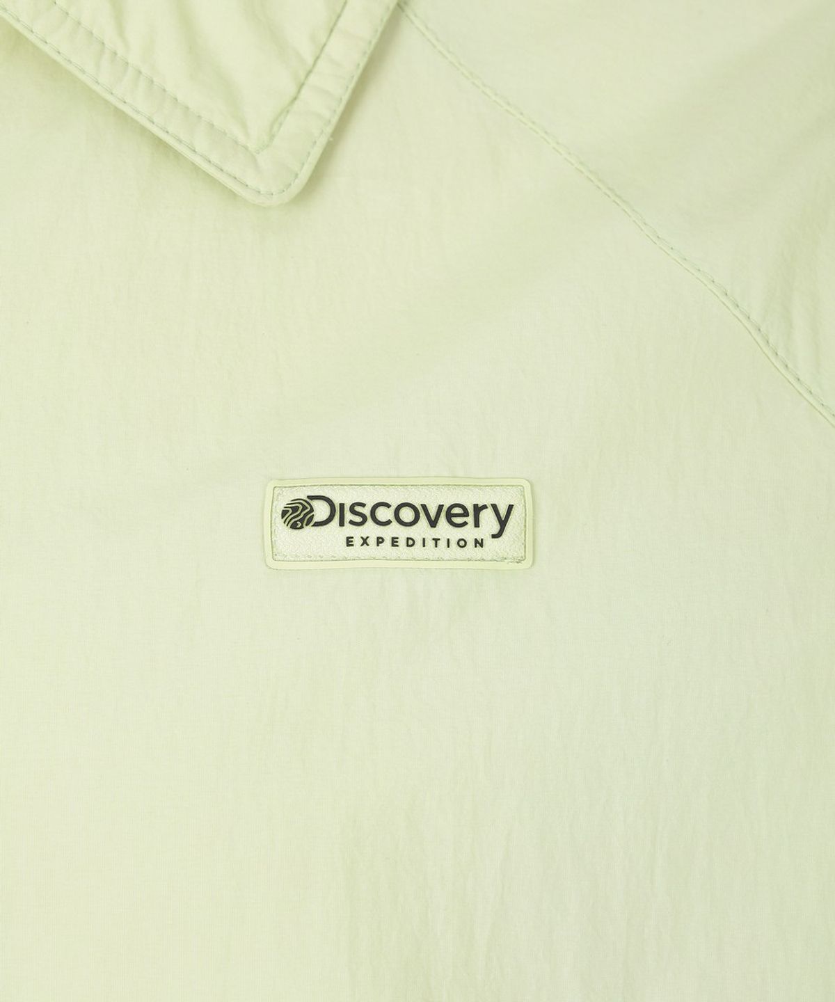 디스커버리 익스페디션(DISCOVERY EXPEDITION) 여성 프레시벤트 카라형 크롭 바람막이 (L.Yellow Green)