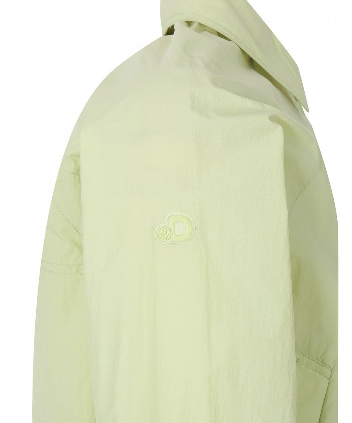 디스커버리 익스페디션(DISCOVERY EXPEDITION) 여성 프레시벤트 카라형 크롭 바람막이 (L.Yellow Green)