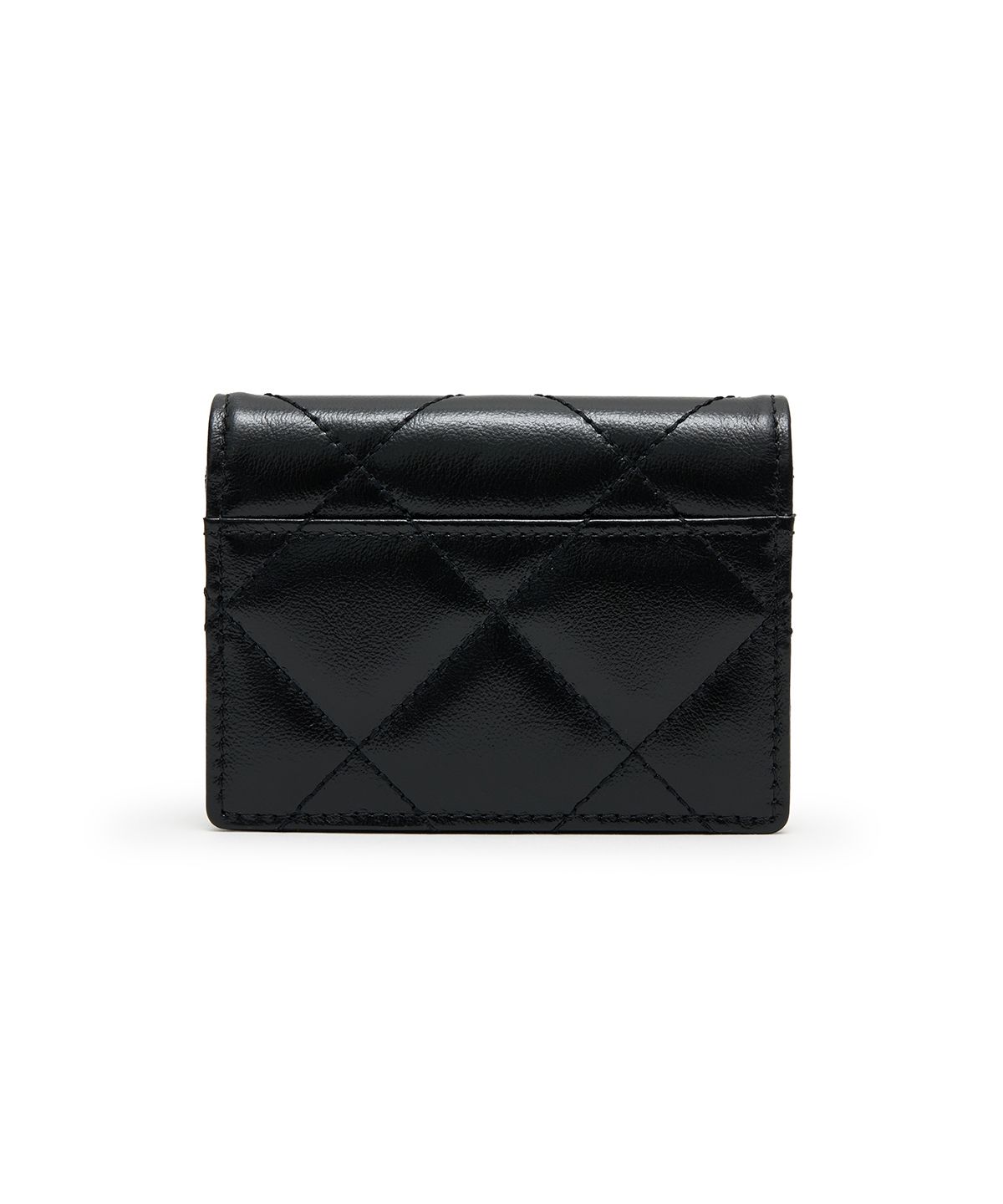 마뗑킴(MATIN KIM) PUFF QUILT WALLET IN BLACK