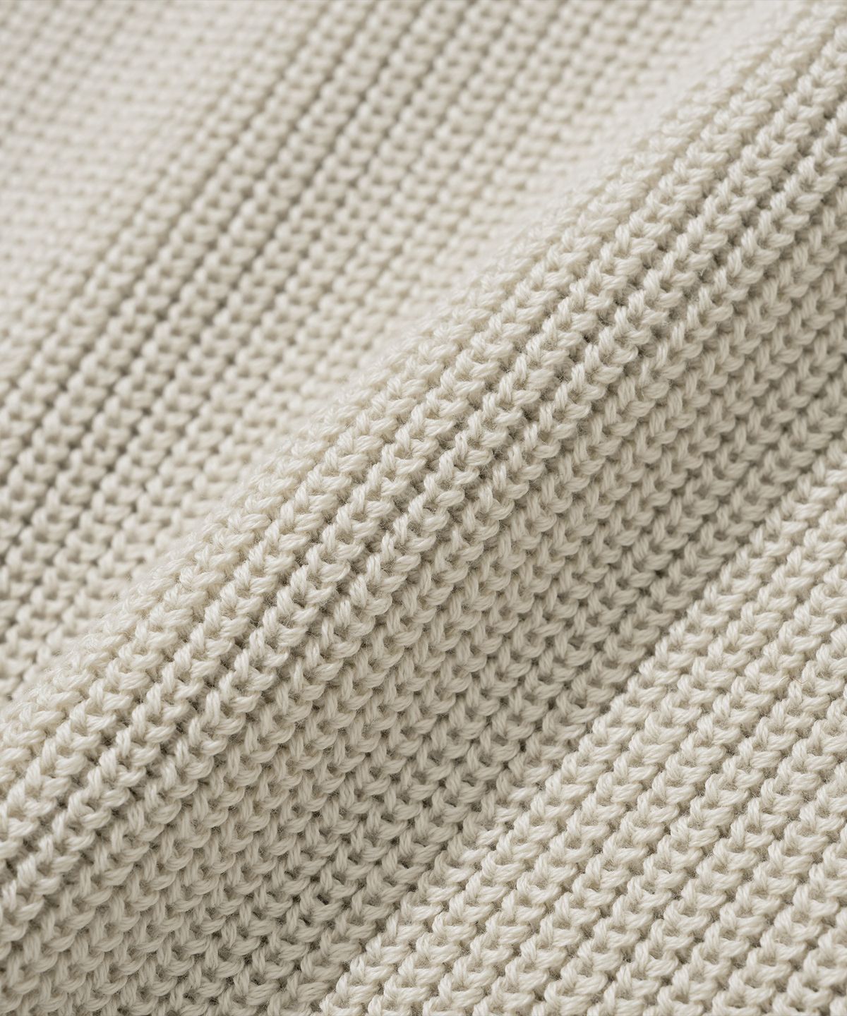 니티드(KNITTED) 코튼 헨리넥 와플 니트 SWISS