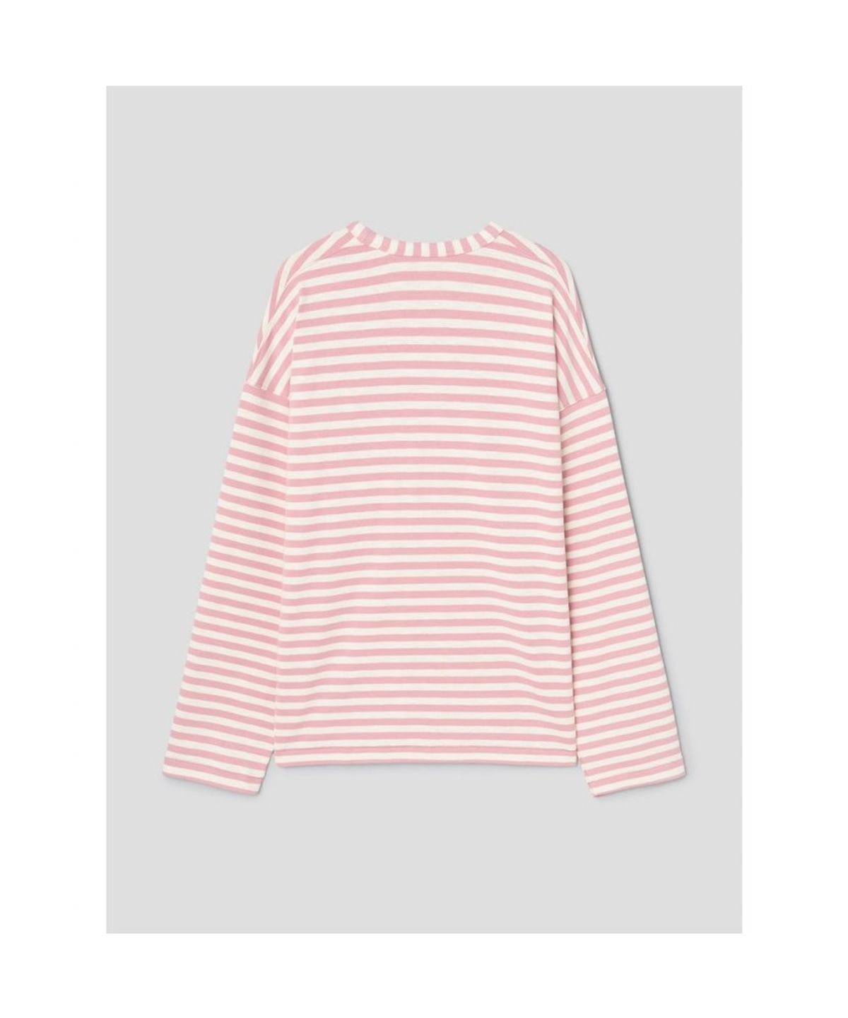샌드 사운드(SAND SOUND) (UNISEX) 어닝 스트라이프 롱슬리브 티셔츠 핑크