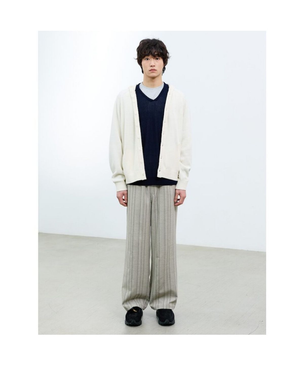 샌드 사운드(SAND SOUND) (UNISEX) 후드 카디건 아이보리