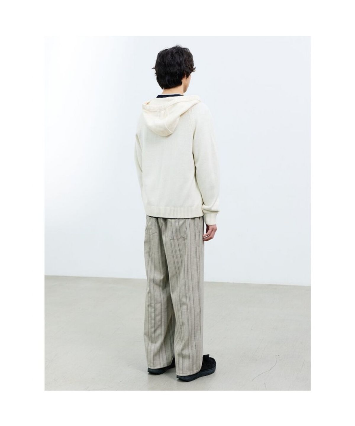 샌드 사운드(SAND SOUND) (UNISEX) 후드 카디건 아이보리