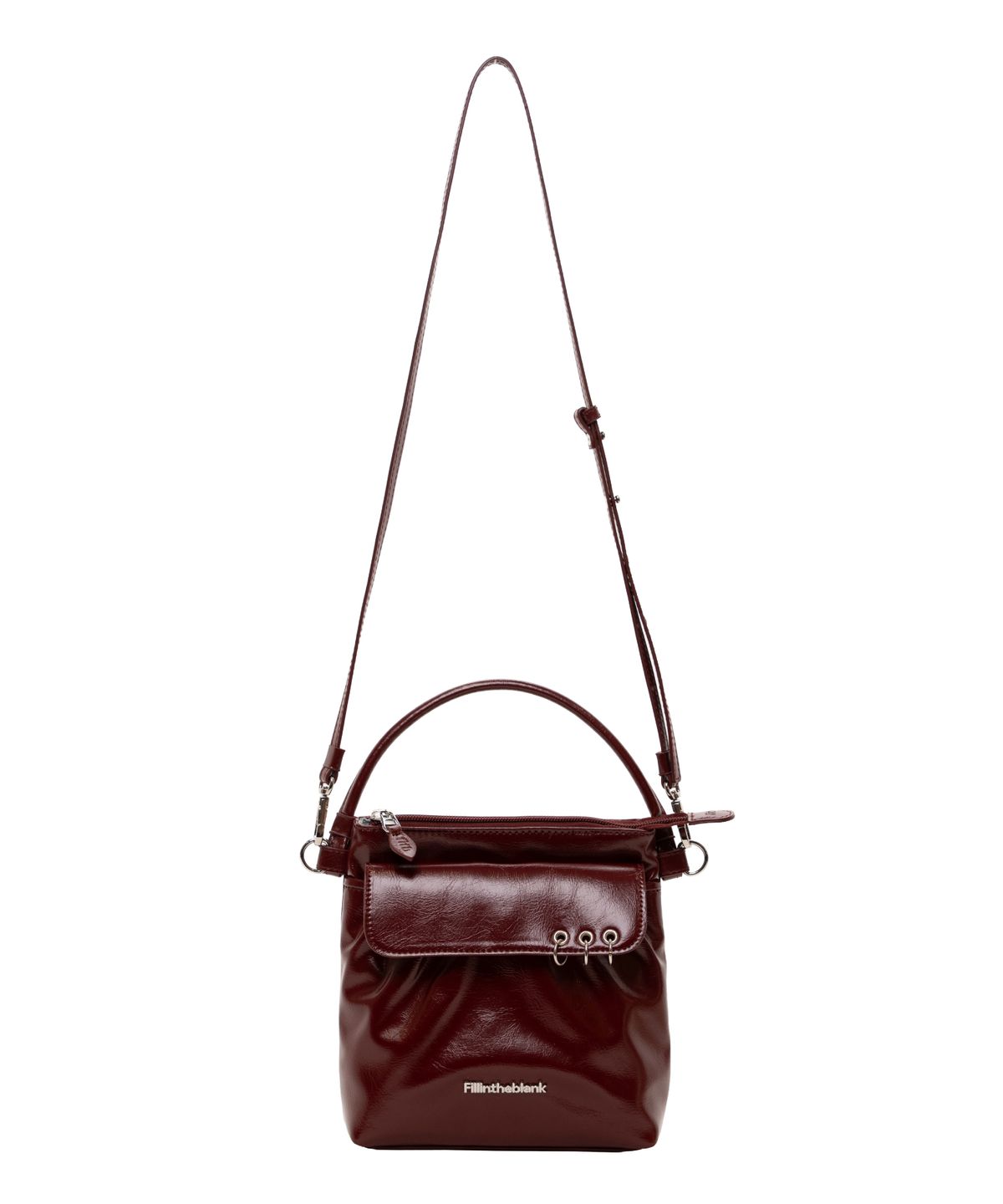 필인더블랭크(FILLINTHEBLANK) PK Flap Bag (burgundy)