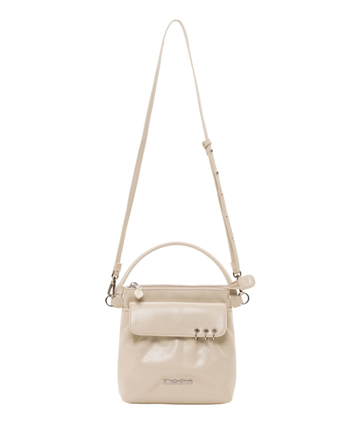 필인더블랭크(FILLINTHEBLANK) PK Flap Bag (cream)
