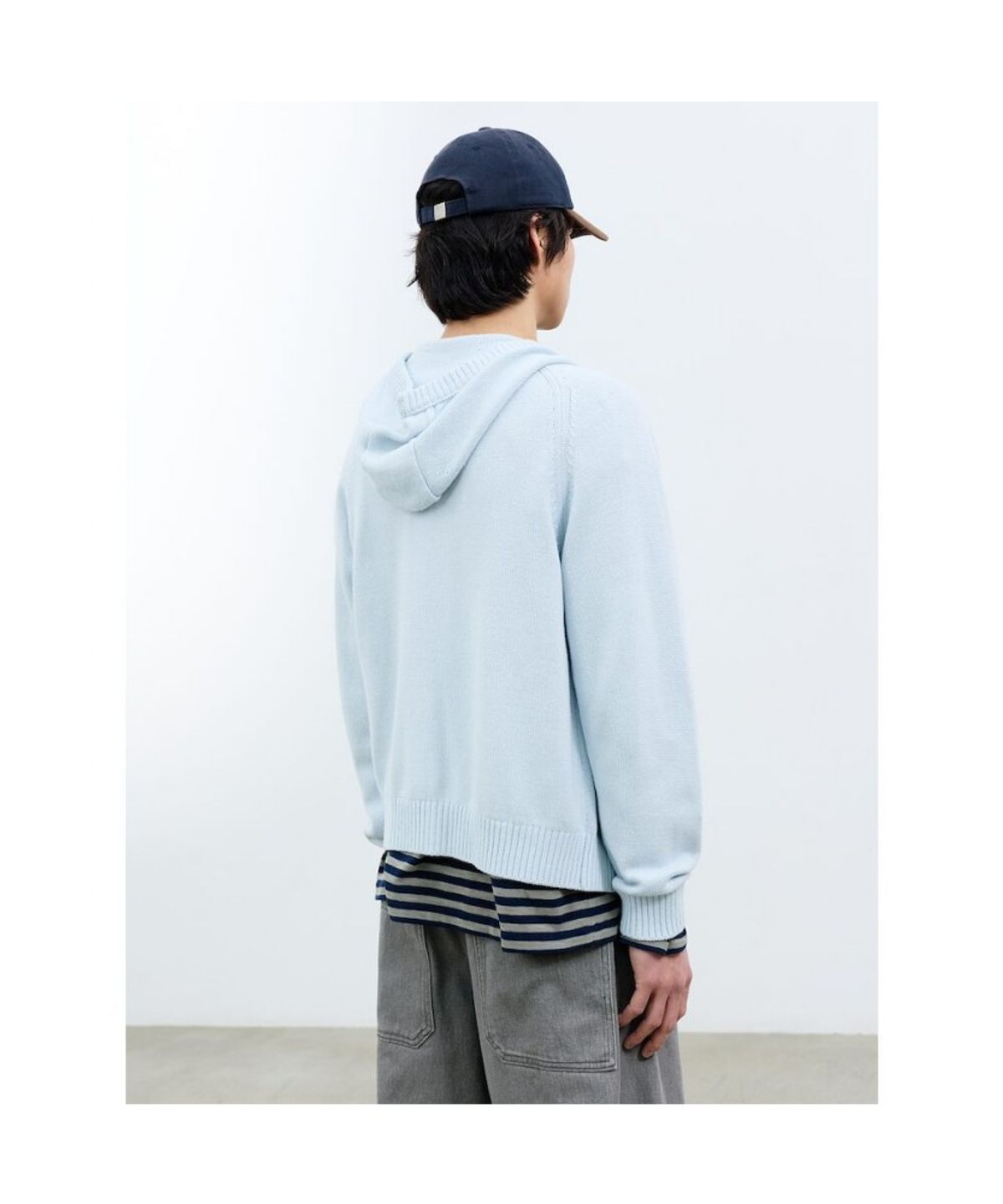 샌드 사운드(SAND SOUND) (UNISEX) 후드 카디건 라이트 블루