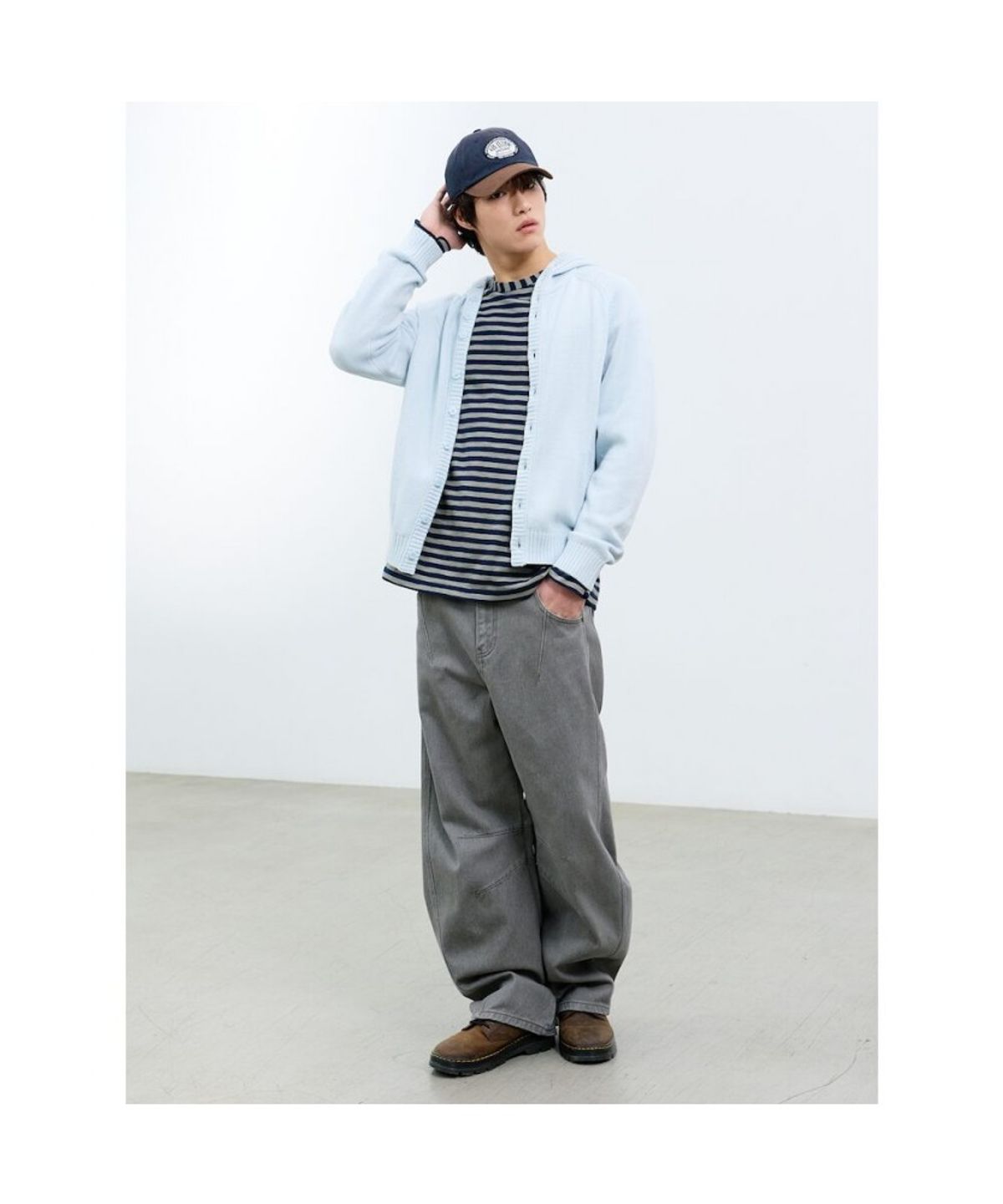 샌드 사운드(SAND SOUND) (UNISEX) 후드 카디건 라이트 블루