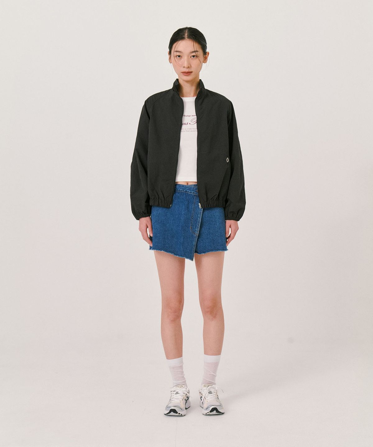 그라스플랜(GRASPLAN) Essential Light Windbreaker_Black