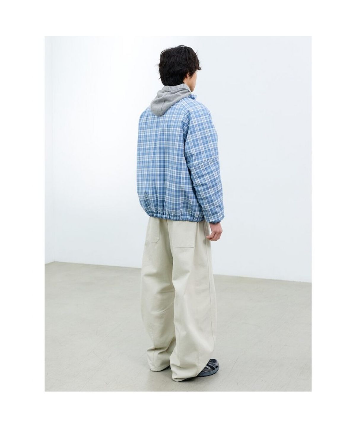 샌드 사운드(SAND SOUND) (UNISEX) 체크 요트 파카 스카이 블루