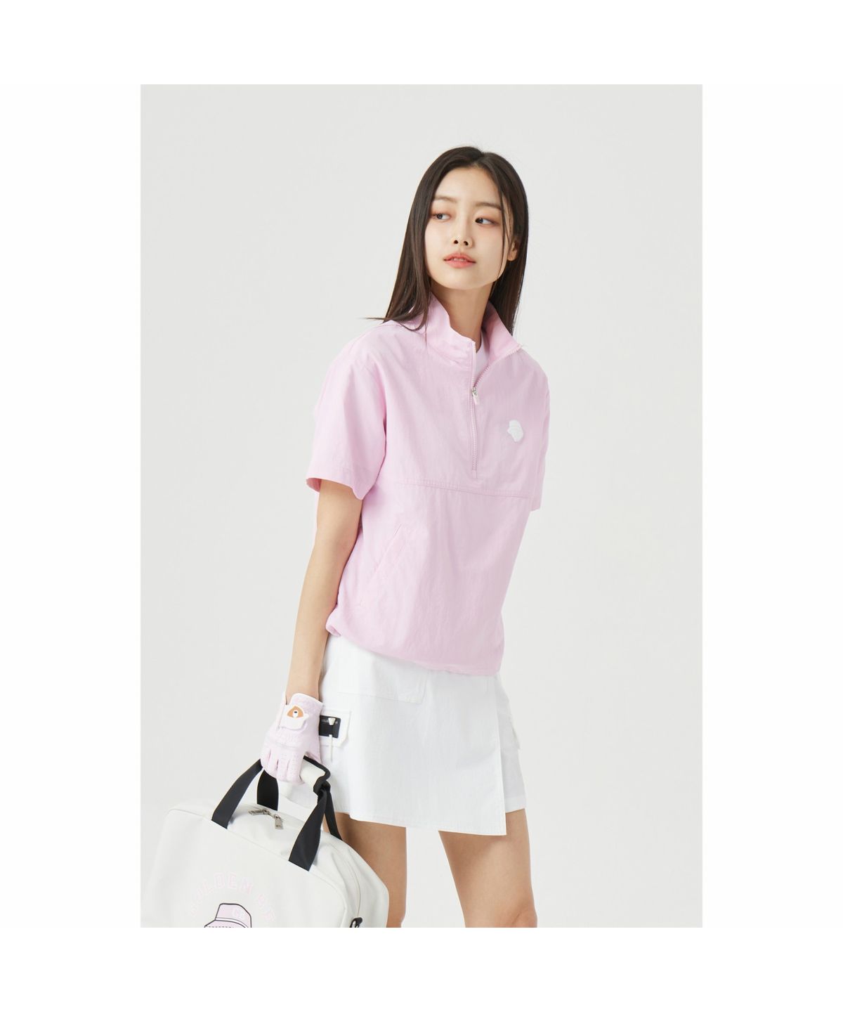 골든베어(GOLDEN BEAR) (U) Nylon Stand Collar Anorak G4UAM26201PIX