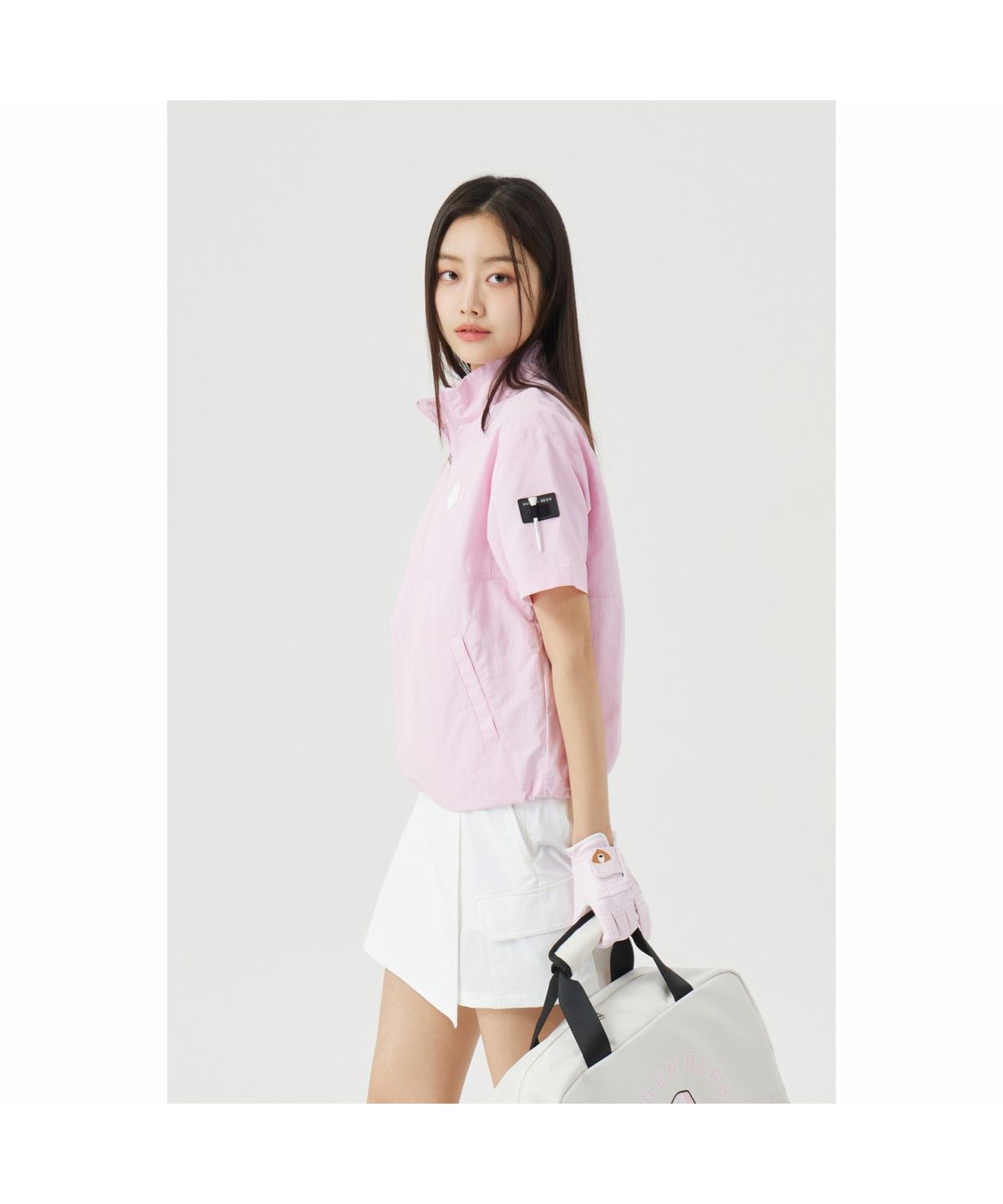 골든베어(GOLDEN BEAR) (U) Nylon Stand Collar Anorak G4UAM26201PIX