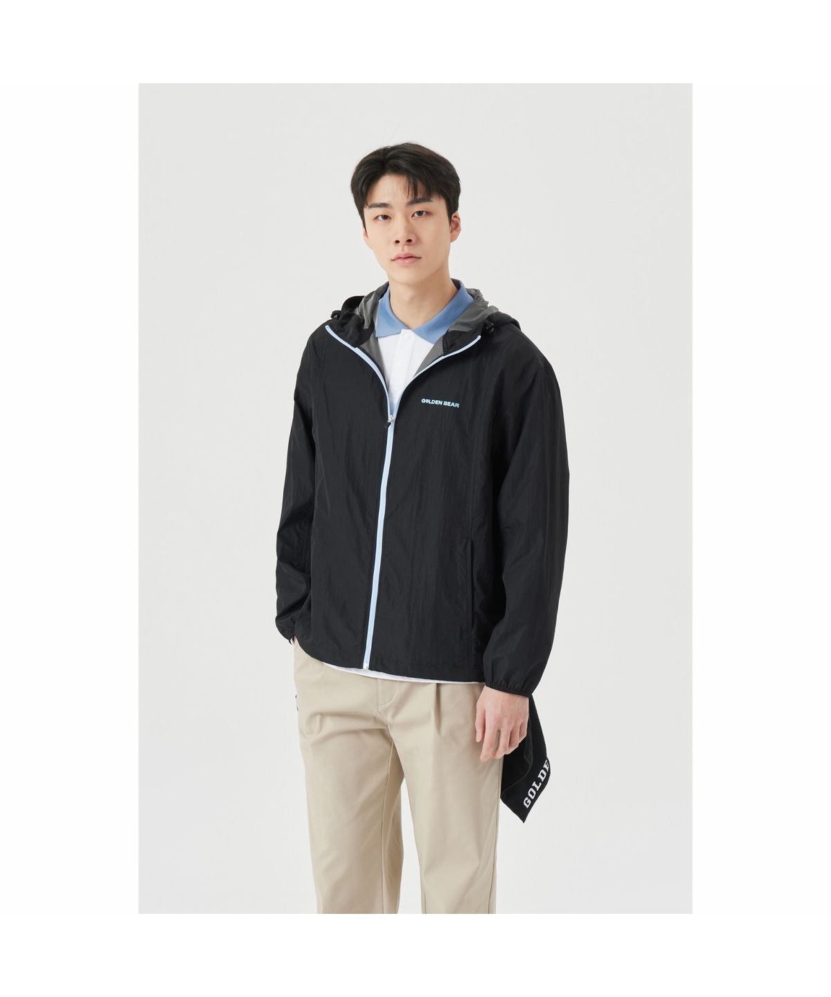 골든베어(GOLDEN BEAR) (M) Light-weIght windbreaker G4UAM26211BKX