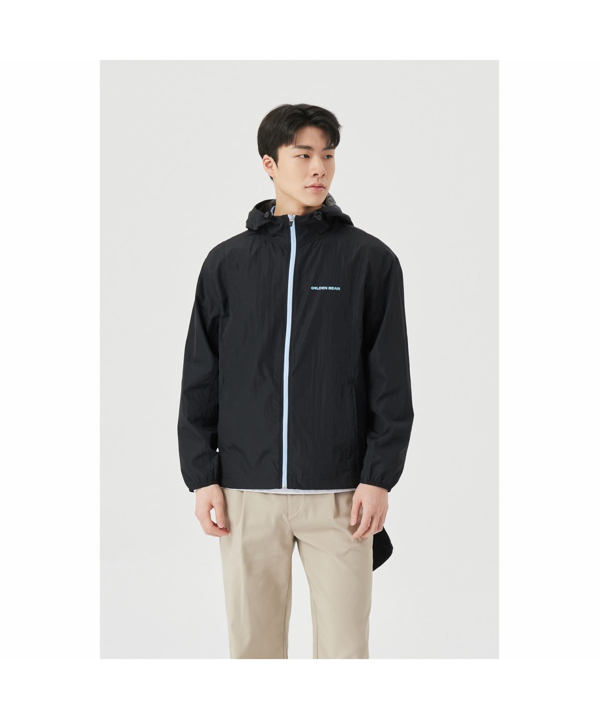 골든베어(GOLDEN BEAR) (M) Light-weIght windbreaker G4UAM26211BKX