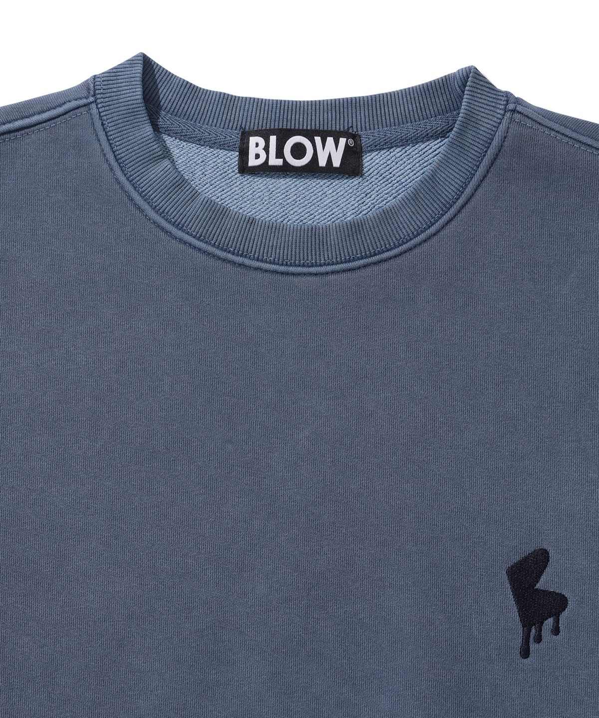 블로우(BLOW) FLOWING LOGO SWEATSHIRT_[PIGMENT NAVY]