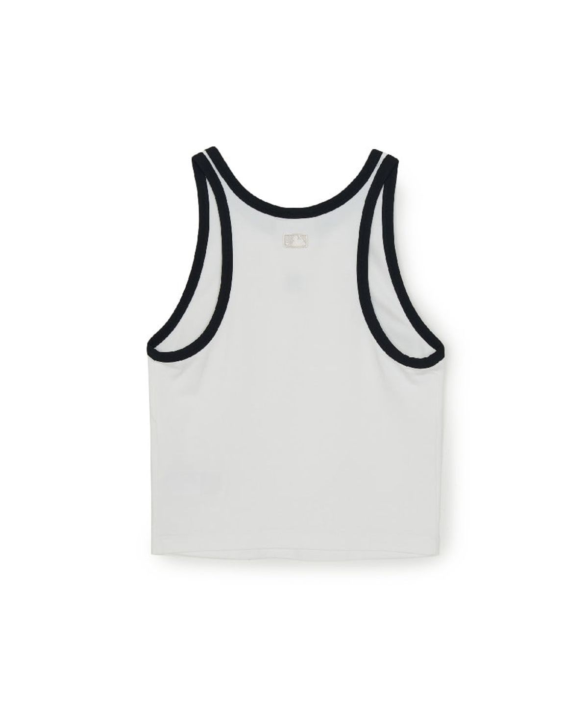 엠엘비(MLB) 여성 베이직 링거 크롭 나시 티셔츠 NY (White)