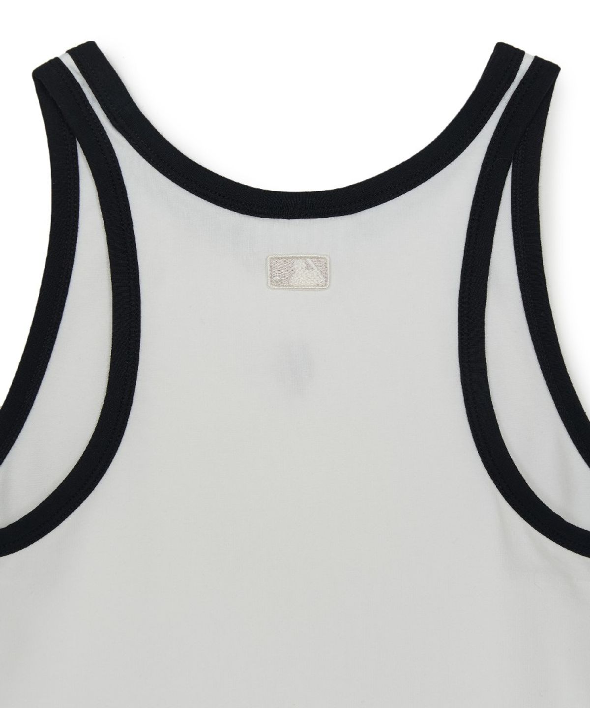 엠엘비(MLB) 여성 베이직 링거 크롭 나시 티셔츠 NYM (White)