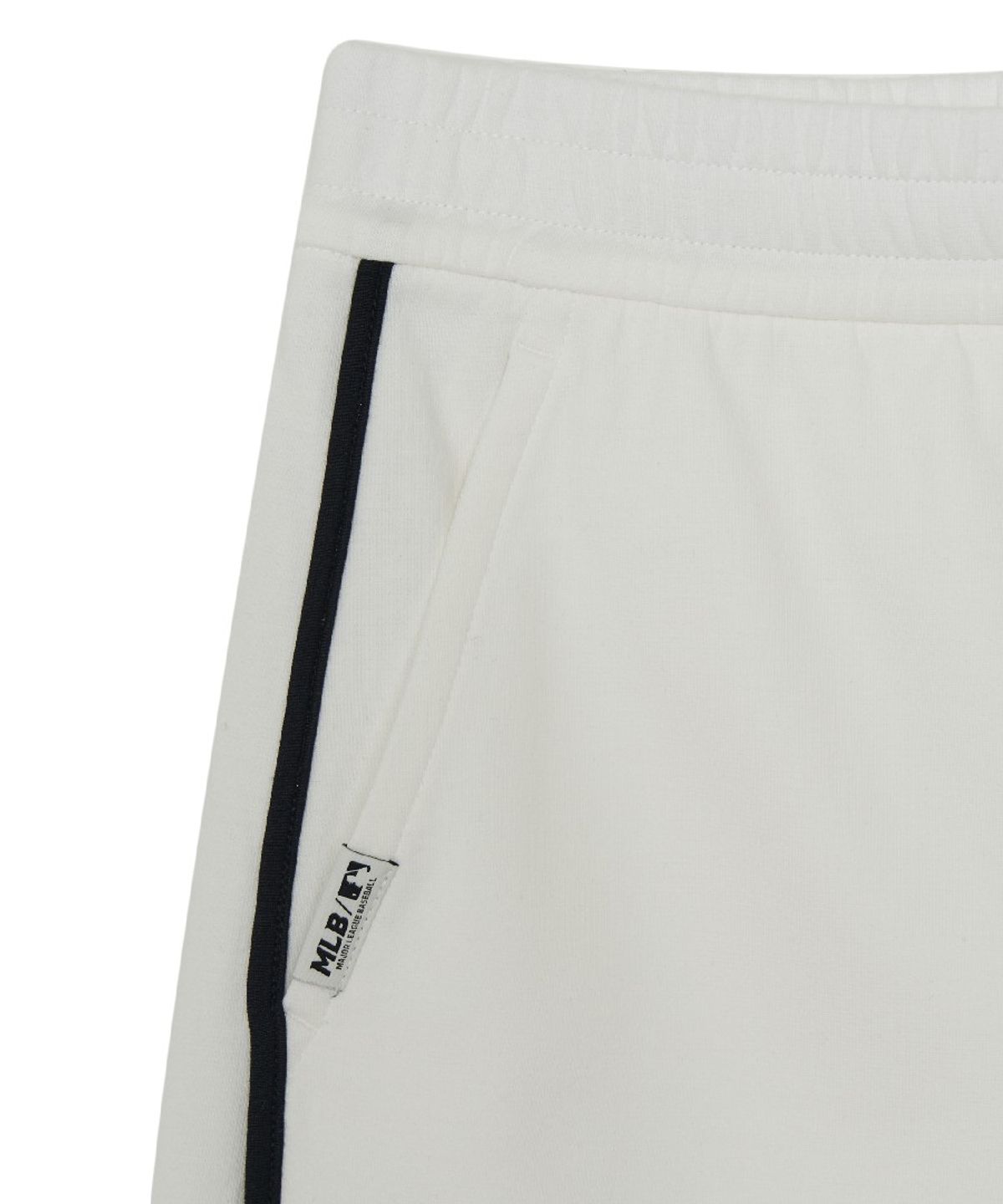엠엘비(MLB) 여성 베이직 스몰로고 러닝 돌핀 팬츠 NYM (Ivory)