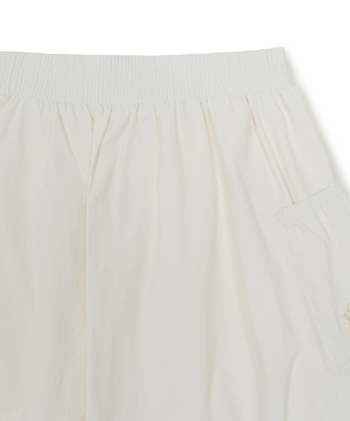 엠엘비(MLB) 여성 경량 코튼터치 벌룬 카고 미니스커트 NY (Ivory)