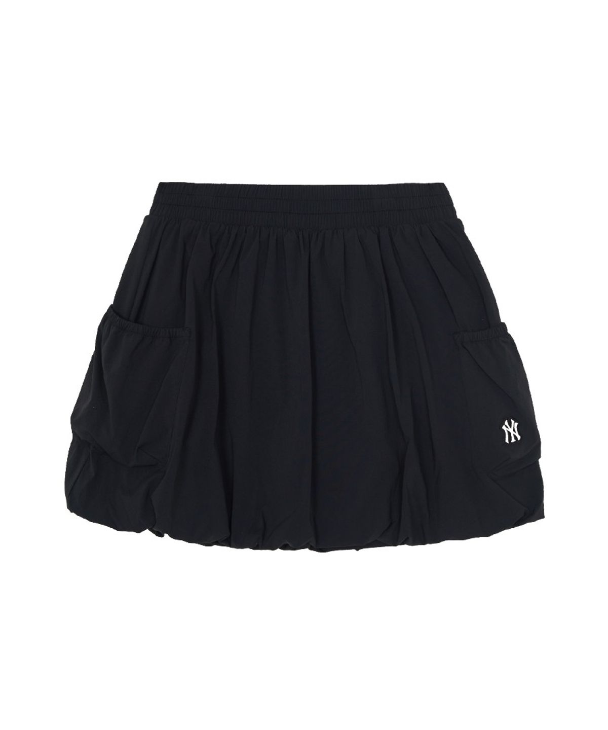 엠엘비(MLB) 여성 경량 코튼터치 벌룬 카고 미니스커트 NY (Black)