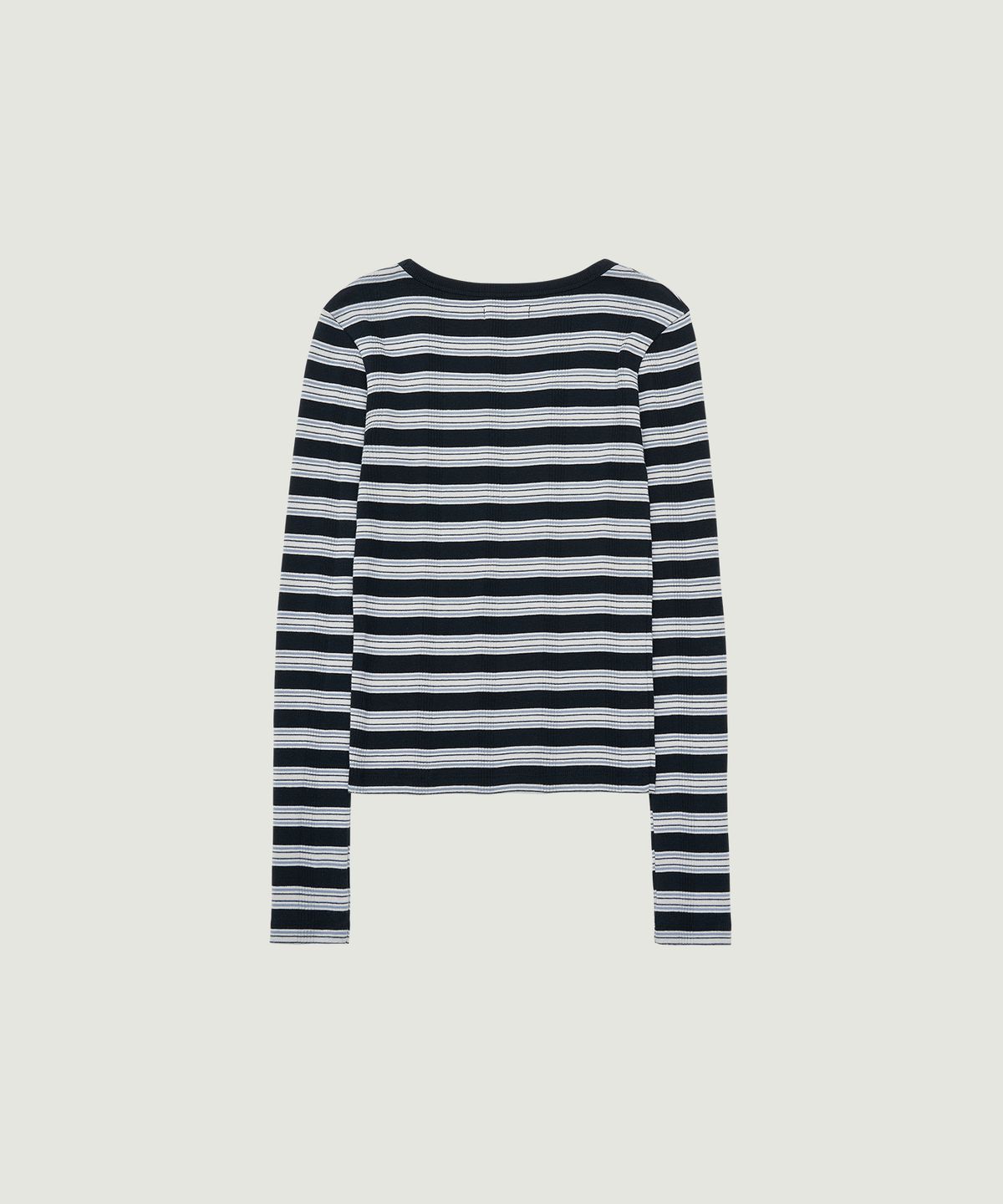 그로브(GROVE) NANCY STRIPE L/S T-SHIRT (NAVY)