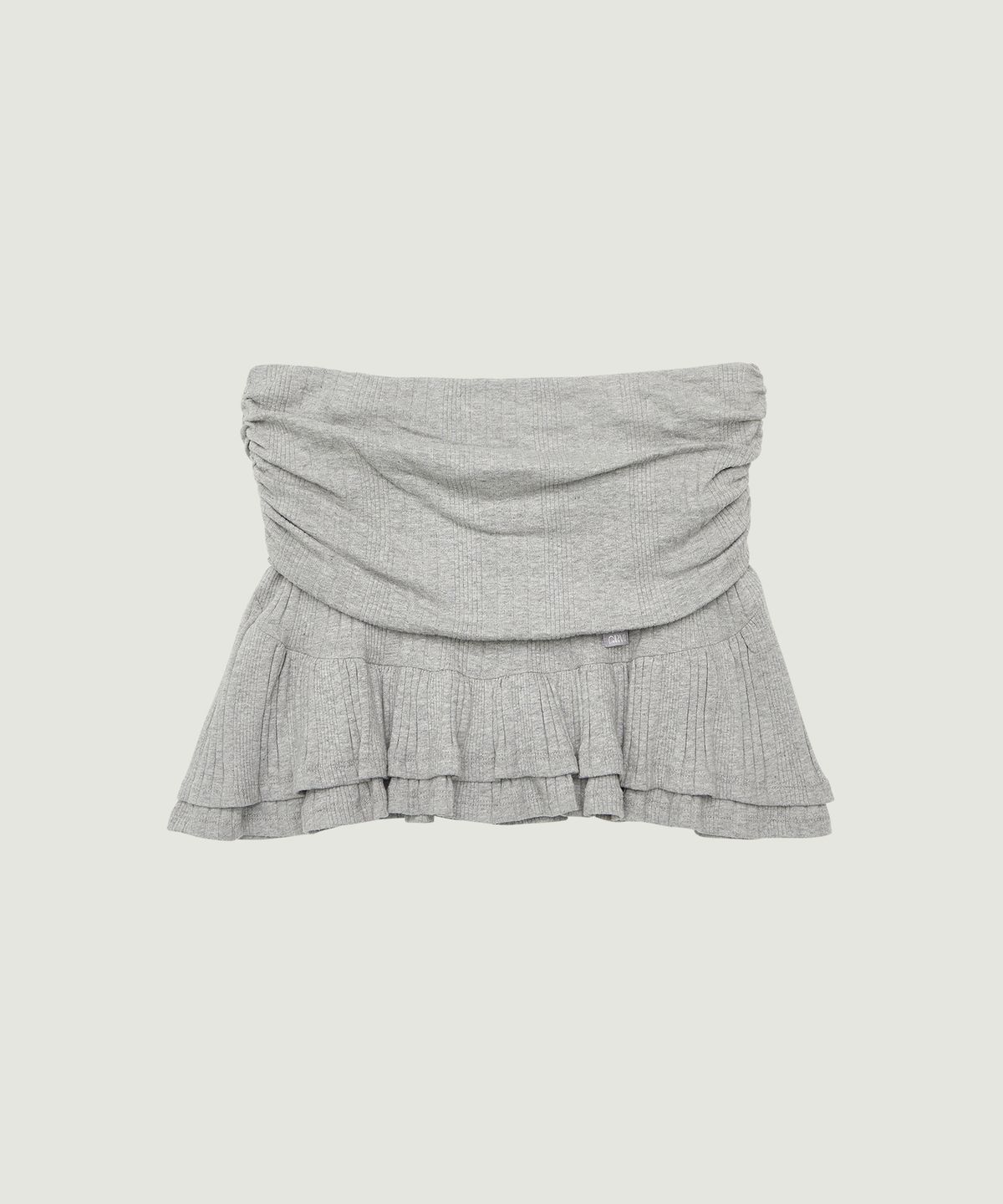 그로브(GROVE) AUDREY SKIRT (MELANGE GRAY)