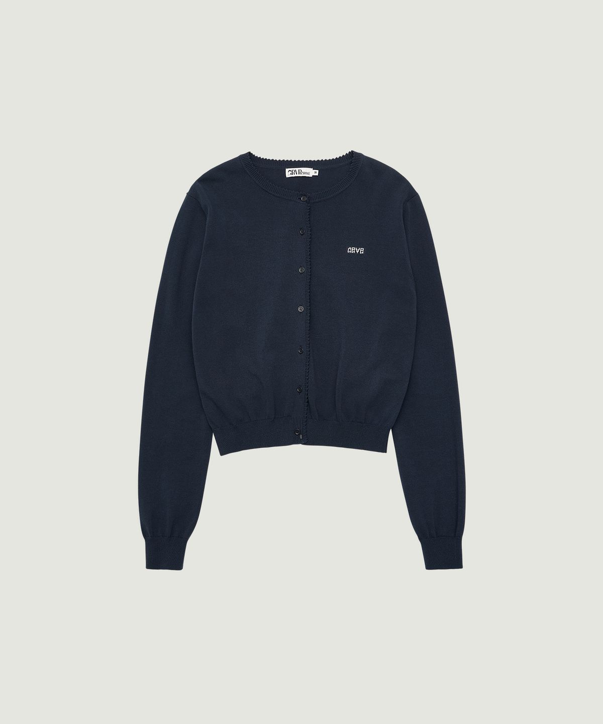 그로브(GROVE) LEAF CARDIGAN (NAVY)