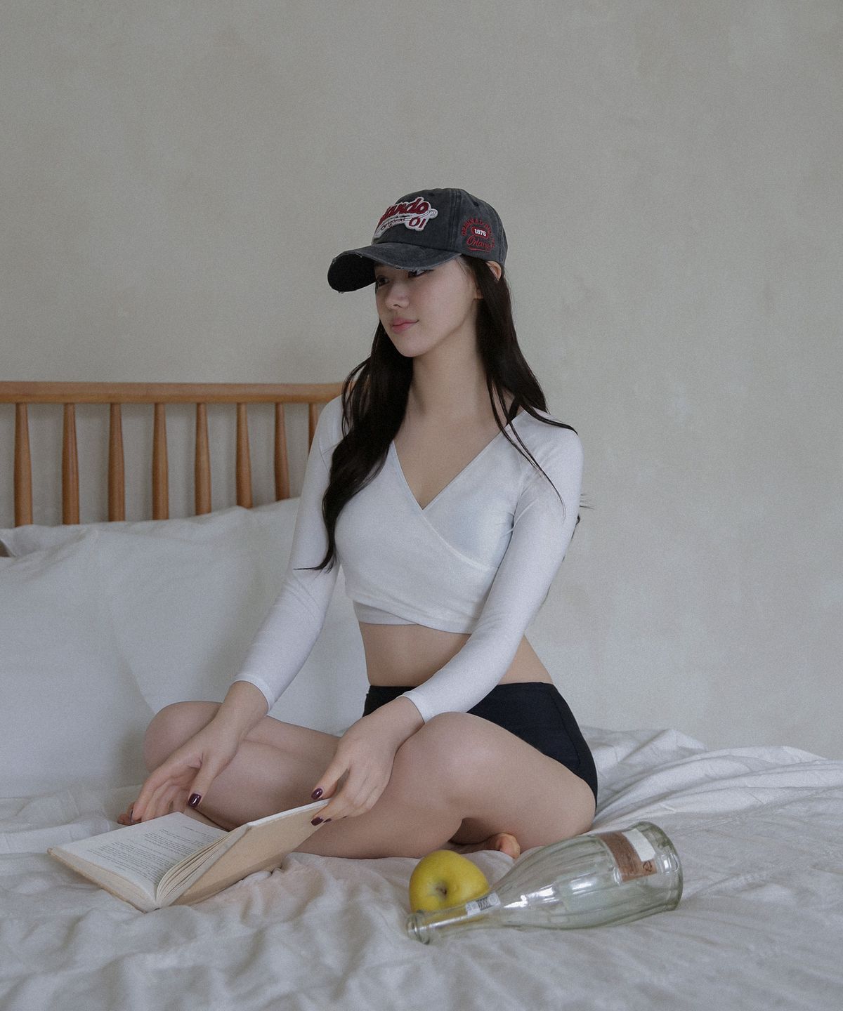 클레이스(CLACE) UPF 50+ 자외선차단 X탑 긴팔 쓰리피스 비키니