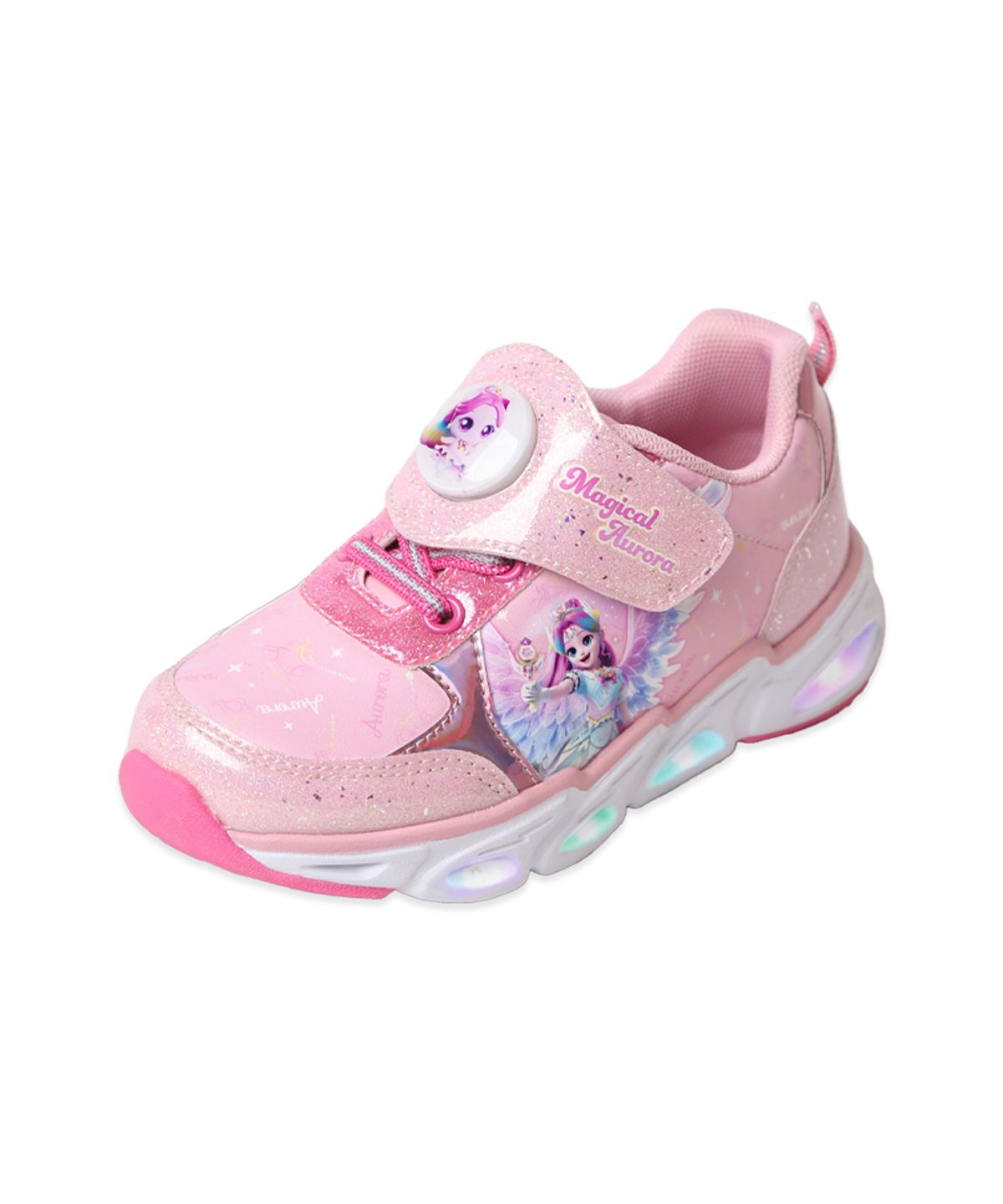 하버드슈즈 키즈(HARVARD SHOES KIDS) 캐치티니핑 프린세스 스파클 오로라 LED 운동화 여아  키즈 스니커즈
