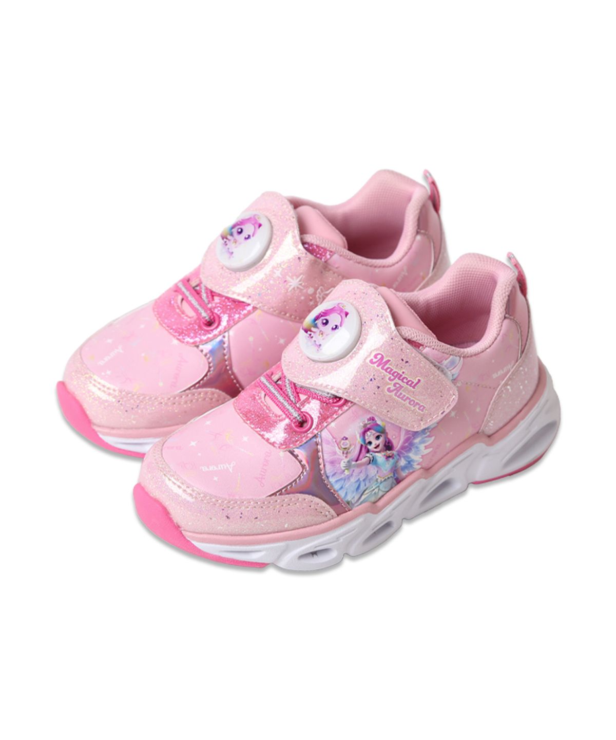 하버드슈즈 키즈(HARVARD SHOES KIDS) 캐치티니핑 프린세스 스파클 오로라 LED 운동화 여아  키즈 스니커즈