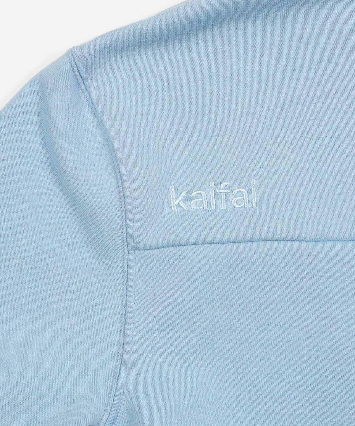 카이파이(KAIFAI) 커브 버튼 후드 집업 (스카이 블루) K26QA220