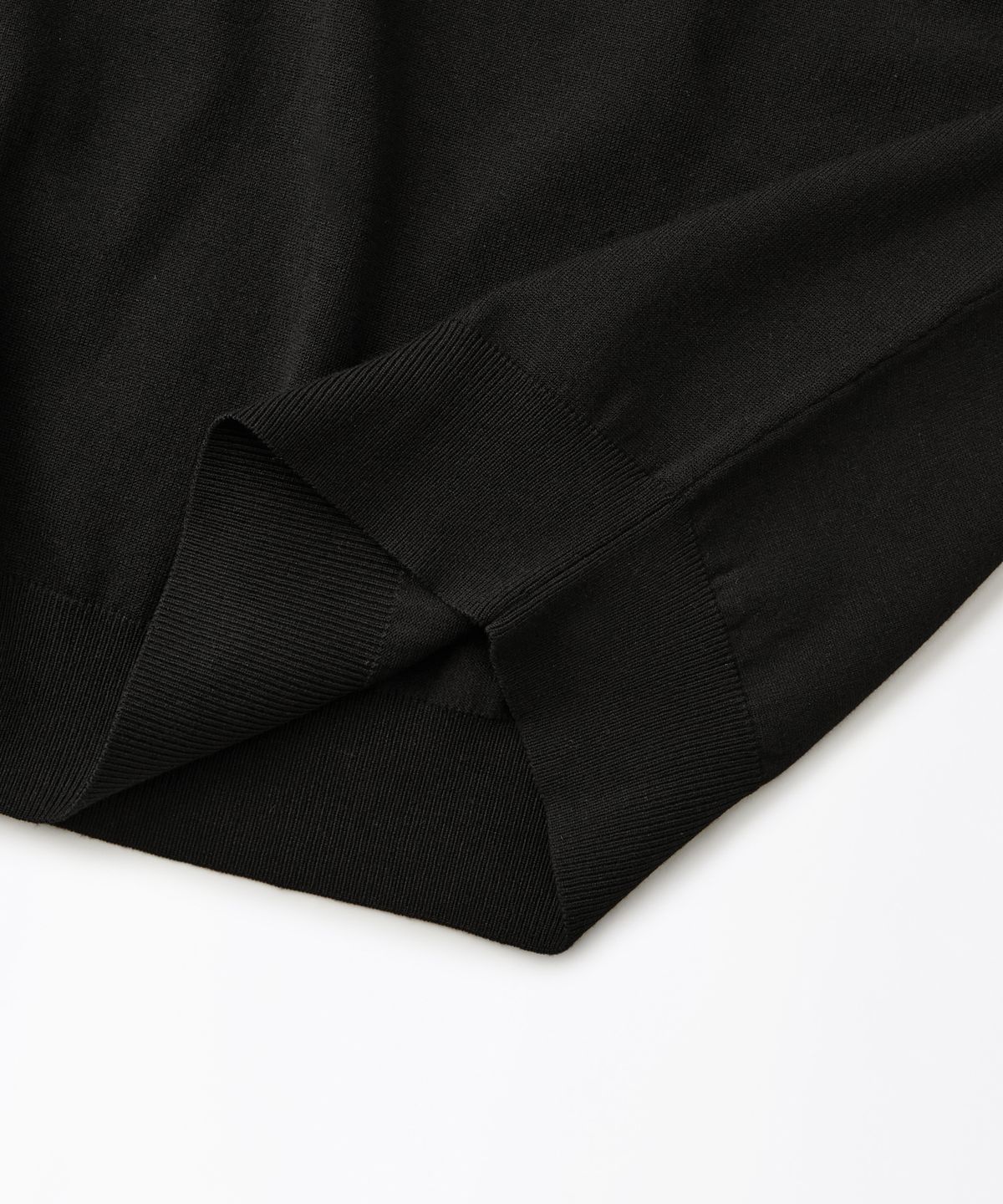 아웃스탠딩(OUTSTANDING) MIGHTY TIGER KNIT COLLAR SHIRT_BLACK