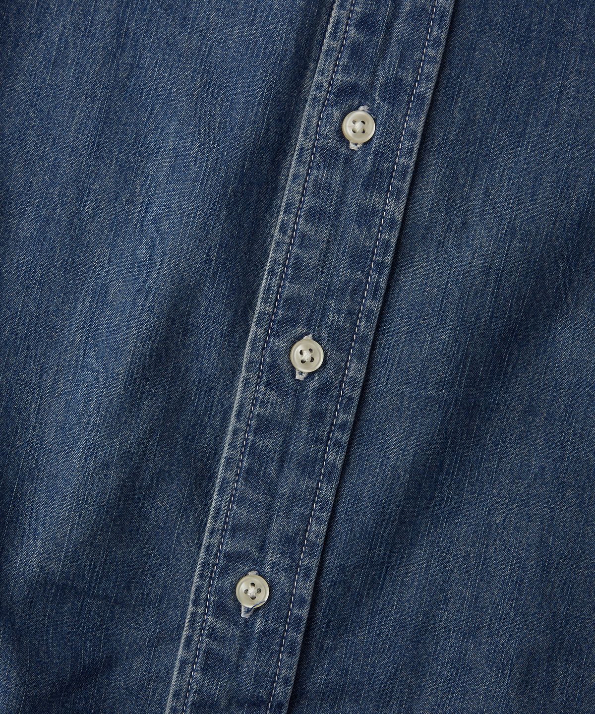 아웃스탠딩(OUTSTANDING) MIGHTY TIGER DENIM SHIRT_MEDIUM BLUE