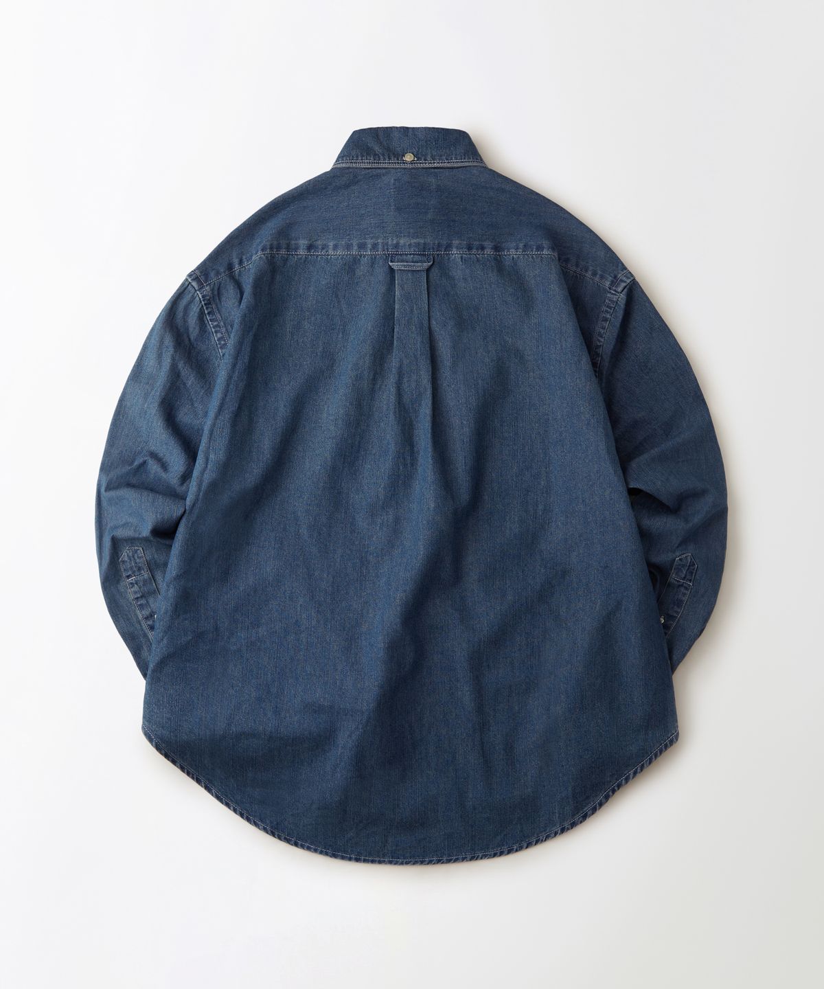 아웃스탠딩(OUTSTANDING) MIGHTY TIGER DENIM SHIRT_MEDIUM BLUE