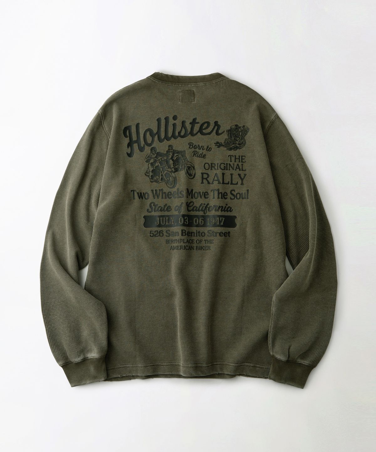 아웃스탠딩(OUTSTANDING) MOT SERIES LONG SLEEVE(HOLLISTER)_VINTAGE OLIVE