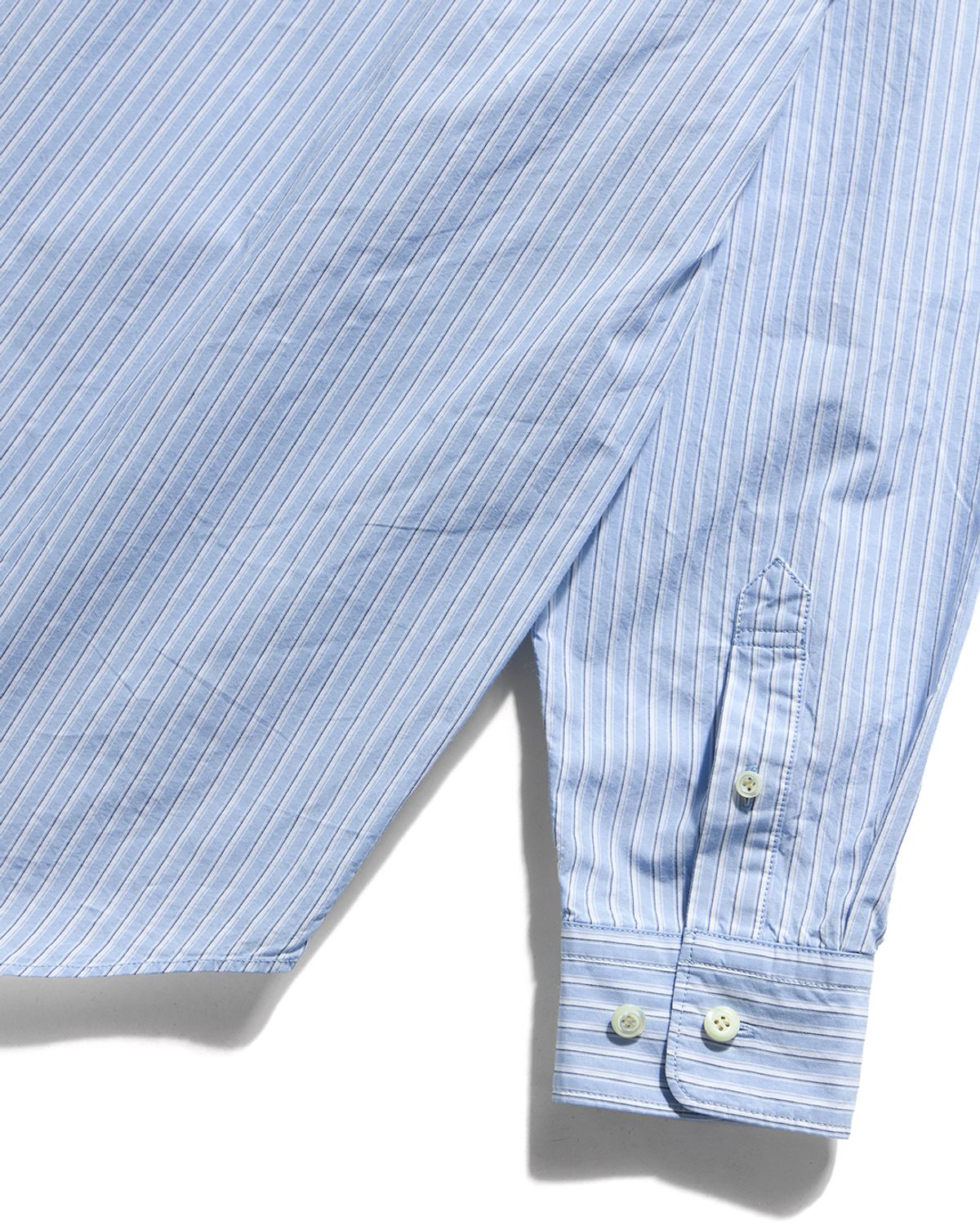 언어펙티드 에센셜(UNAFFECTED ESSENTIAL) EASY COMFORT SHIRT / WHITE & BLUE STRIPE