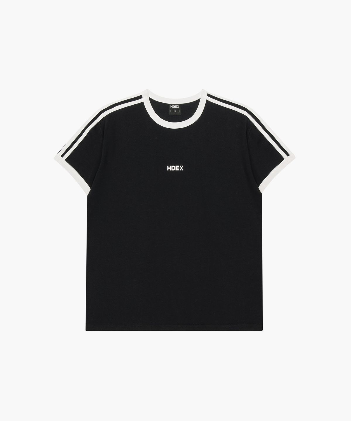 에이치덱스(HDEX) 이지 머슬핏 트랙 링거 숏 슬리브 (Black)
