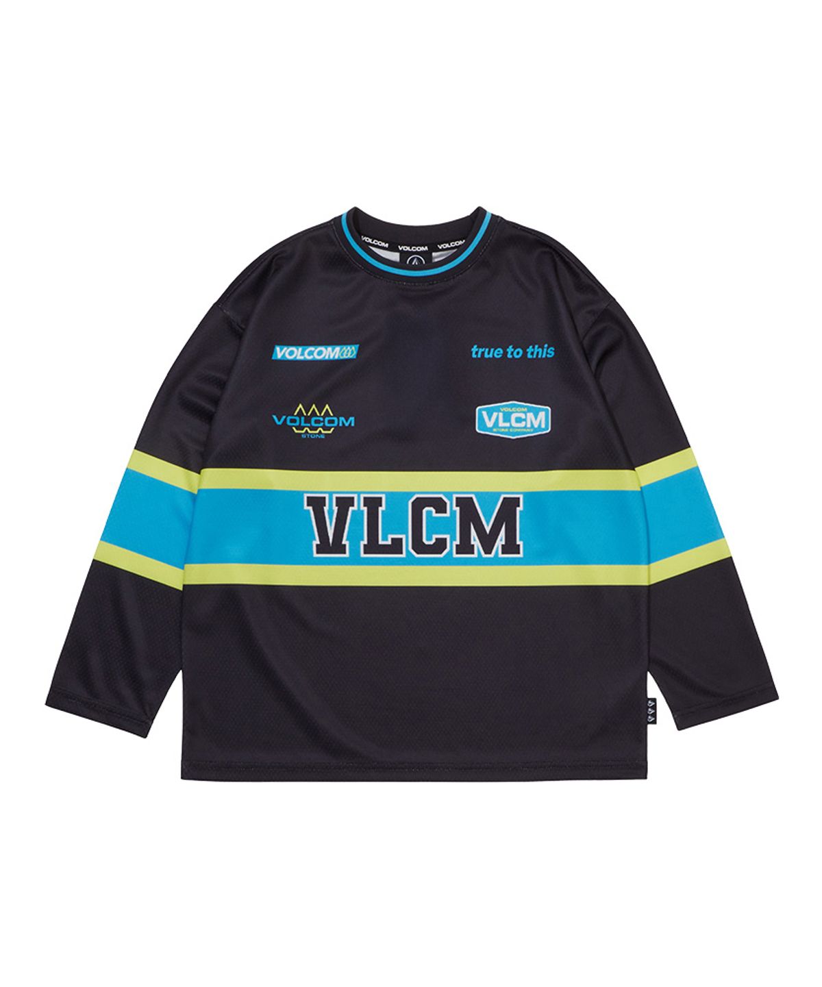 볼컴 키즈(VOLCOM KIDS) 매쉬 럭비 티셔츠 D6S004