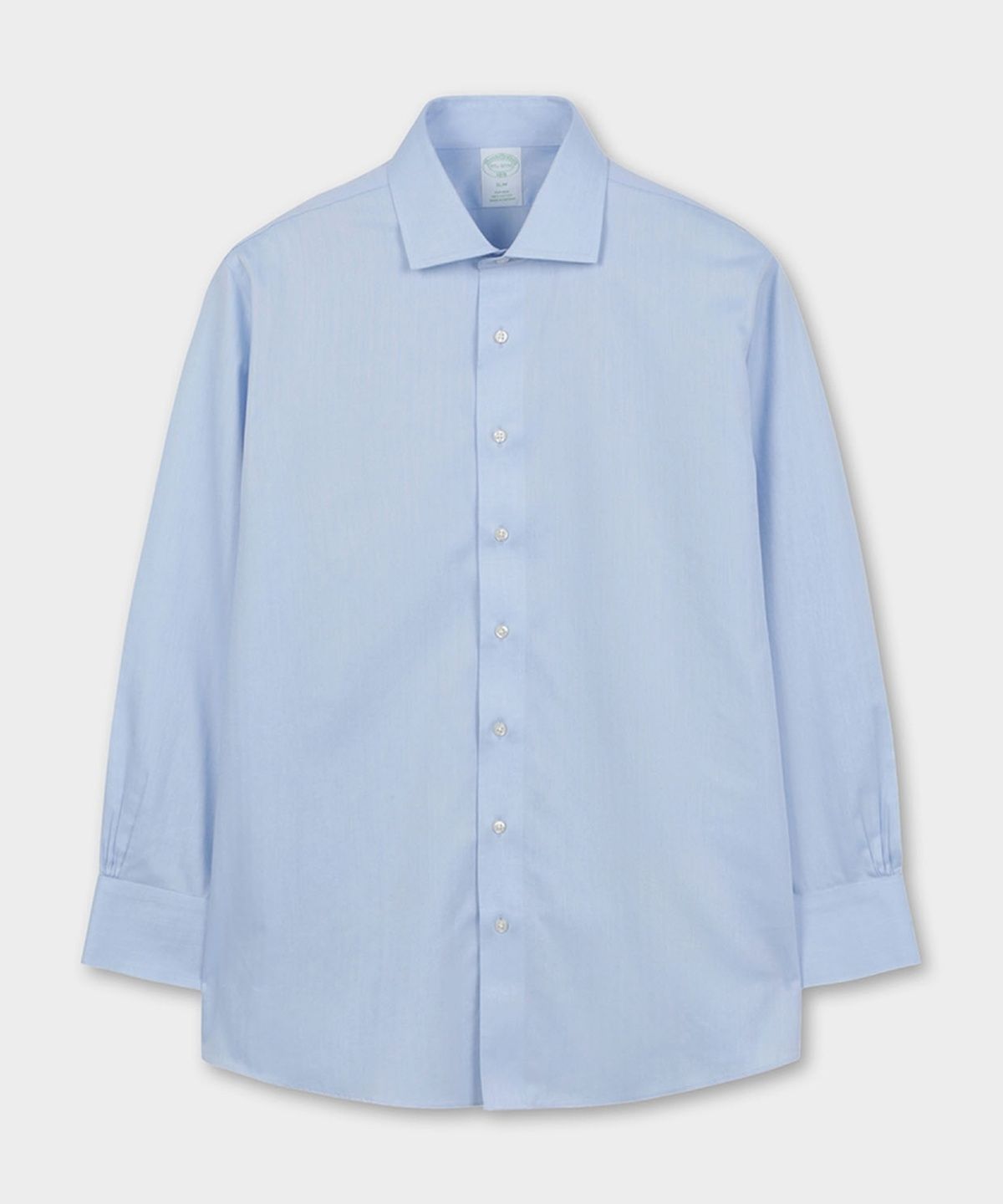 브룩스 브라더스(BROOKS BROTHERS) 논아이론 잉글리시 스프레드 헤링본 드레스셔츠 (블루) (BBTSMF0178)
