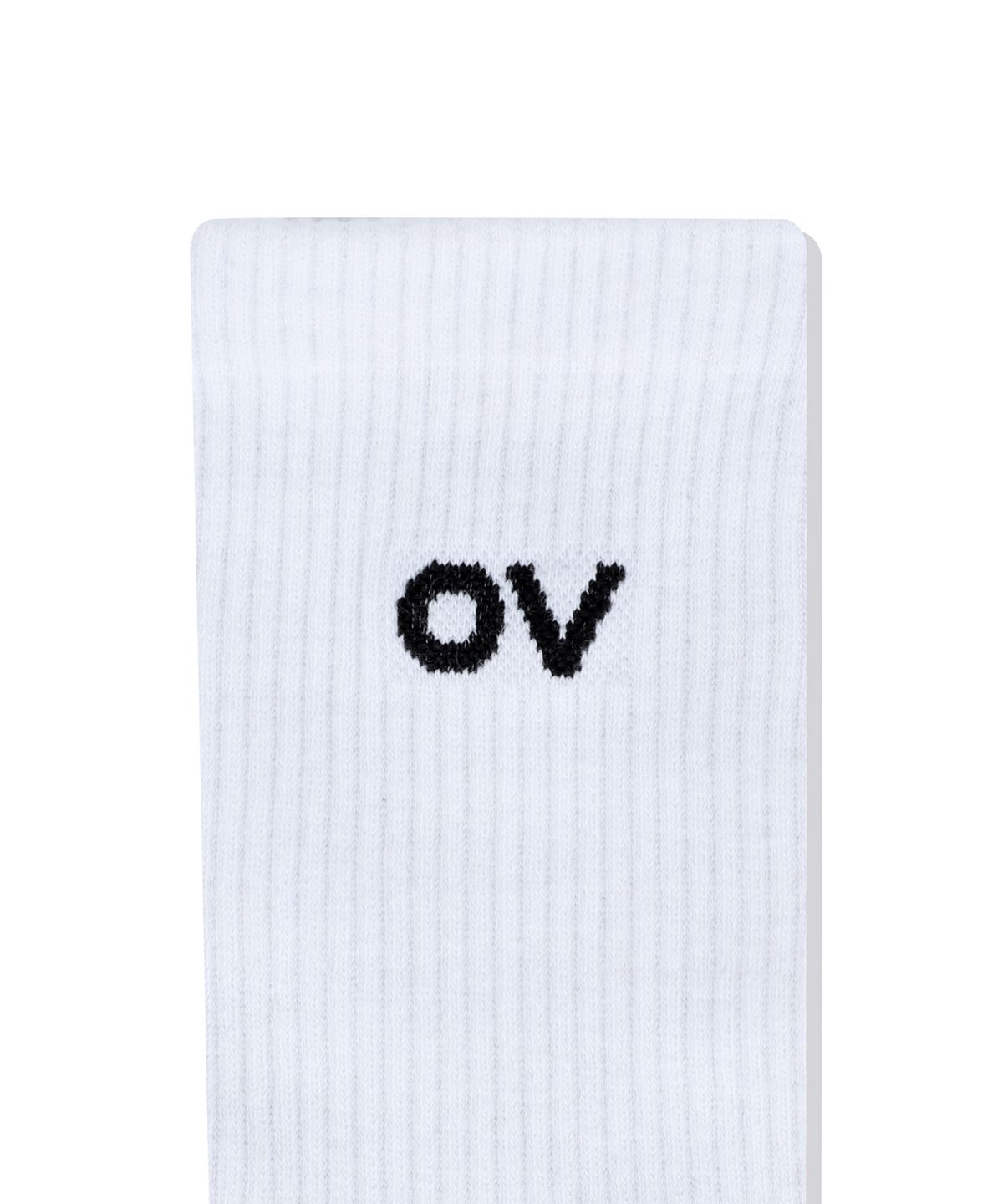 아웃도어 보이스(OUTDOOR VOICES) OV LOGO CREW SOCKS (WHITE)