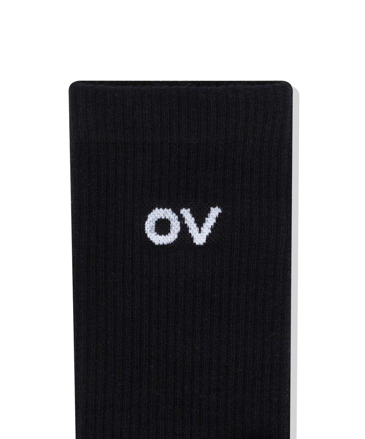 아웃도어 보이스(OUTDOOR VOICES) OV LOGO CREW SOCKS (BLACK)