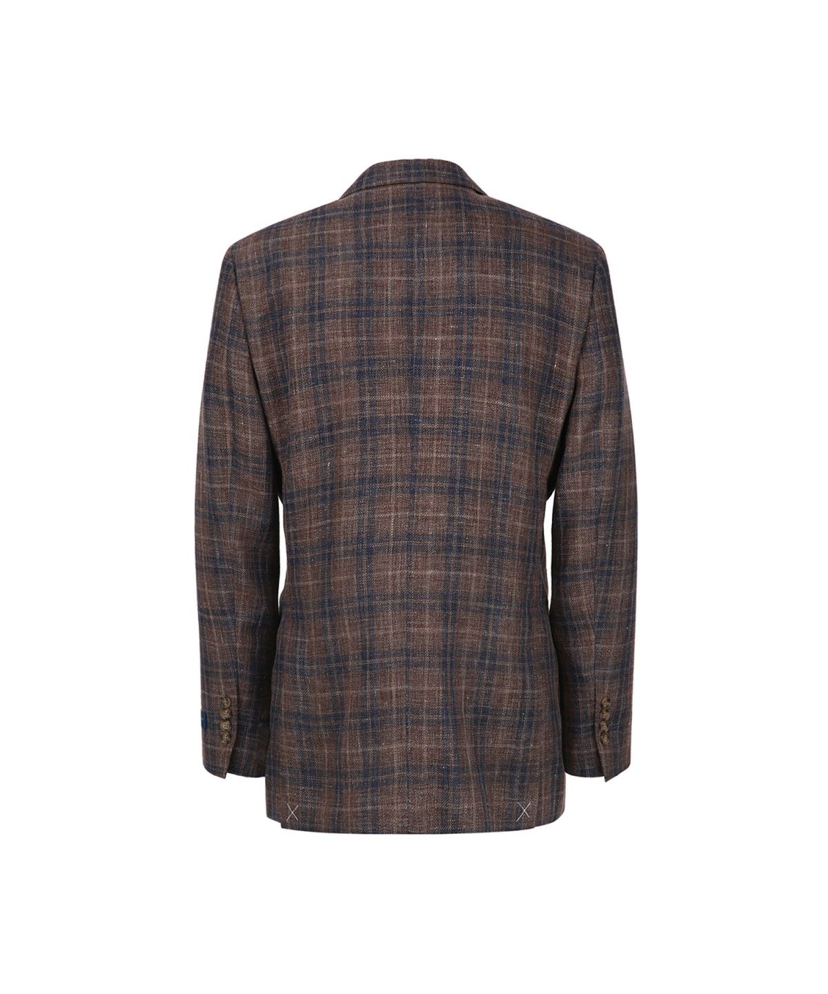 브룩스 브라더스(BROOKS BROTHERS) 클래식핏 홉색 린넨 울 2버튼 재킷 (브라운) (BBJSMM77684ES)