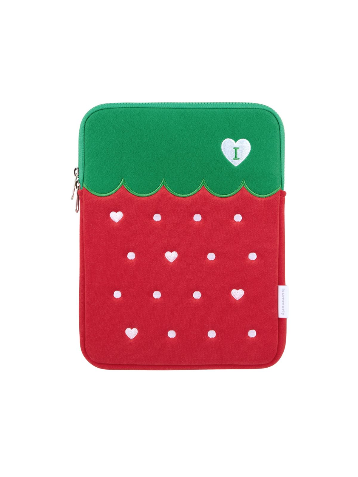 아이썸머리(ISUMMERLY) Love berry Tablet pouch 딸기 태블릿 파우치 11inch / 2 colors