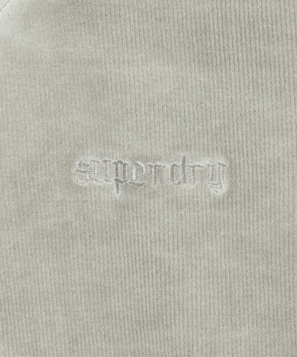 슈퍼드라이(SUPERDRY) 우먼스 브이넥 헨리 롱슬리브 베이지 SDFILCQ46BEG