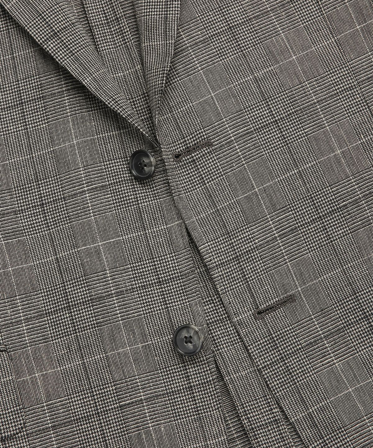 브룩스 브라더스(BROOKS BROTHERS) 클래식핏 린넨 코튼 2버튼 재킷 (그레이) (BBJSMF8436WES)