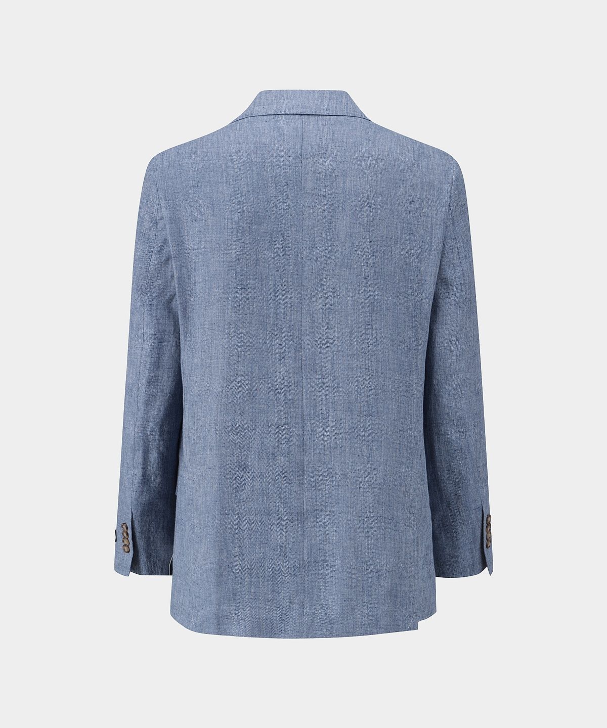 브룩스 브라더스(BROOKS BROTHERS) 클래식핏 린넨 헤링본 더블 재킷 (라이트블루) (BBJDMM0469LFM)