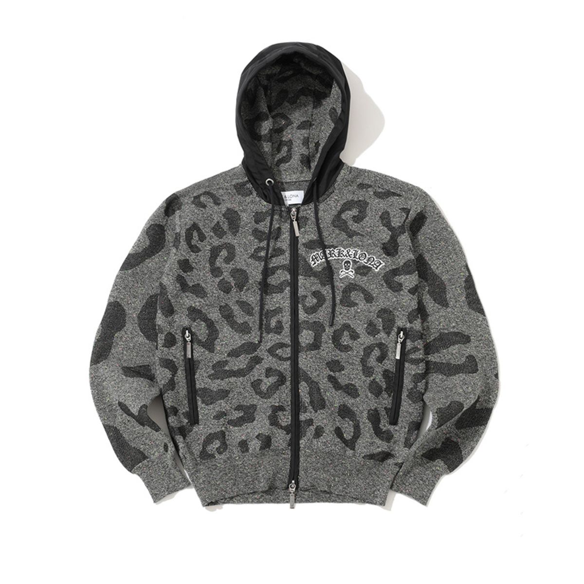 마크앤로나(MARK&LONA) W GN PATTERN JQD KNIT HOODIE LS1IB07F