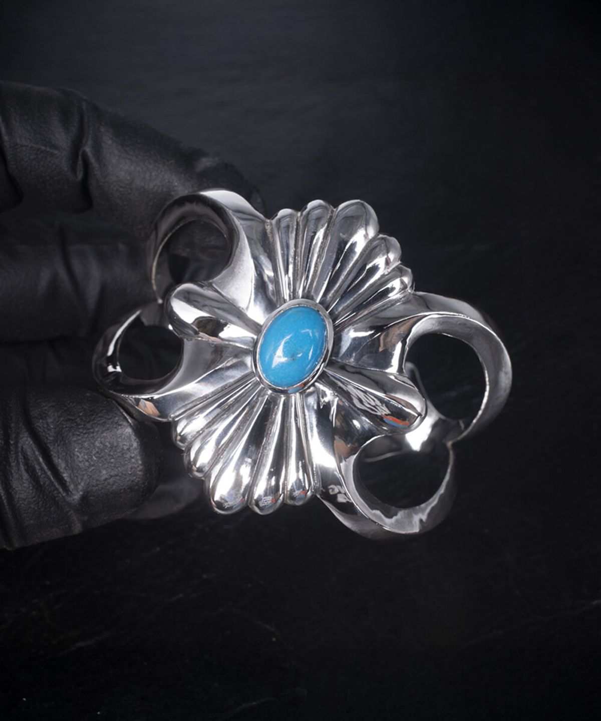 조실버(JOSILVER) 나팔꽃 뱅글(터키석)