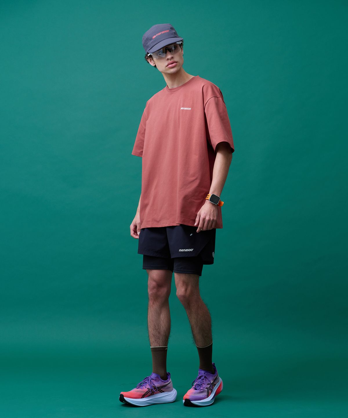 미나수(MENASOO) Unisex Symbol Sorona Basic T Shirt