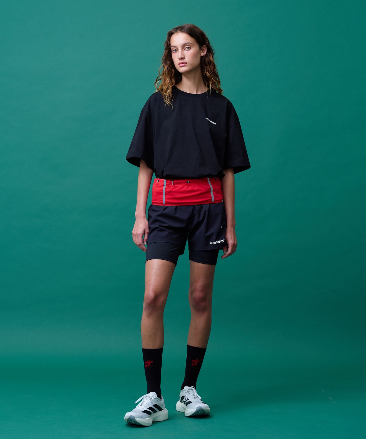 미나수(MENASOO) Unisex Symbol Sorona Basic T Shirt
