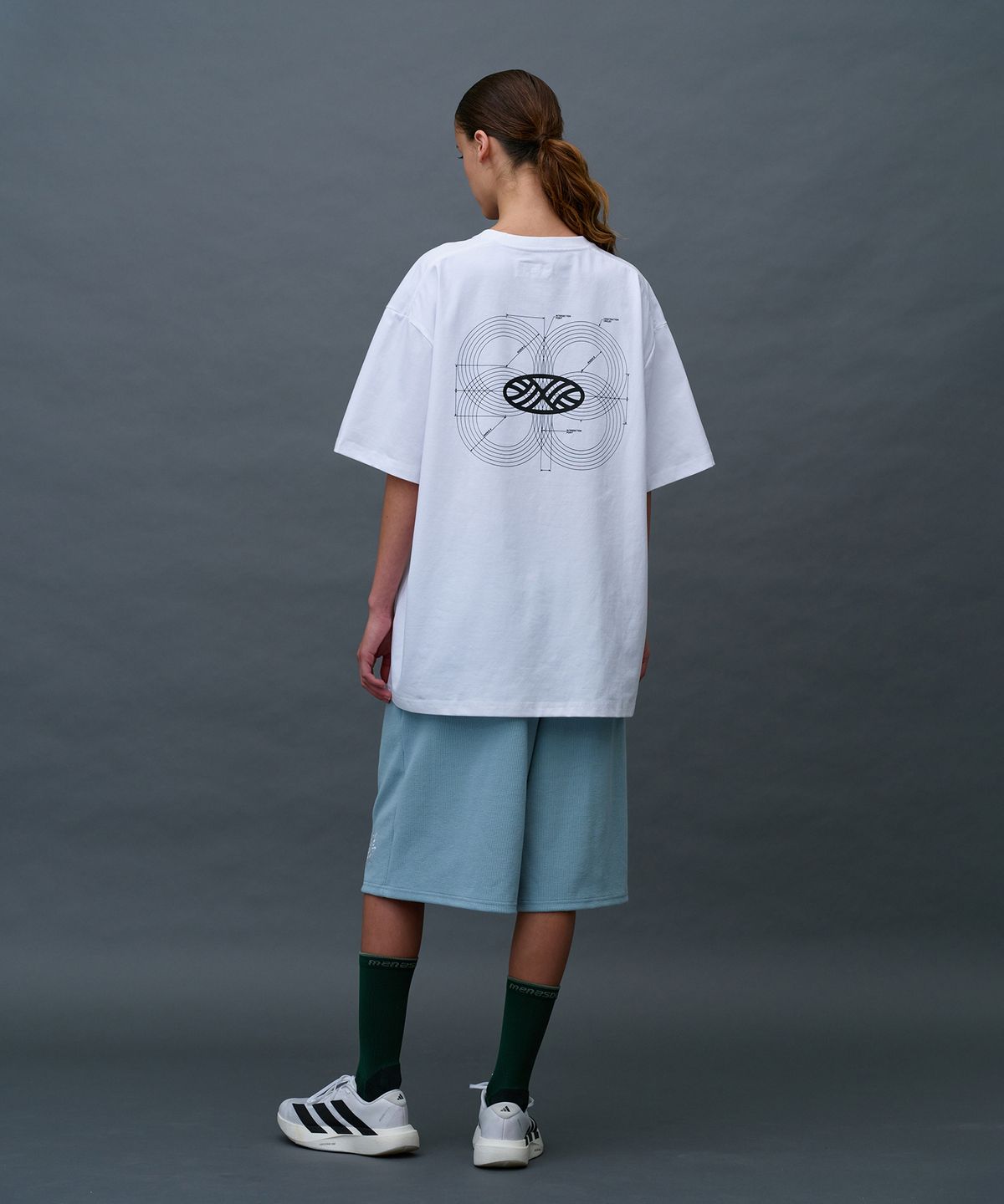 미나수(MENASOO) Unisex Symbol Sorona Basic T Shirt